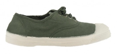Tennis Lacet Vert De Gris S10 - bensimon shoes| bensimonebi | ბენსიმონები